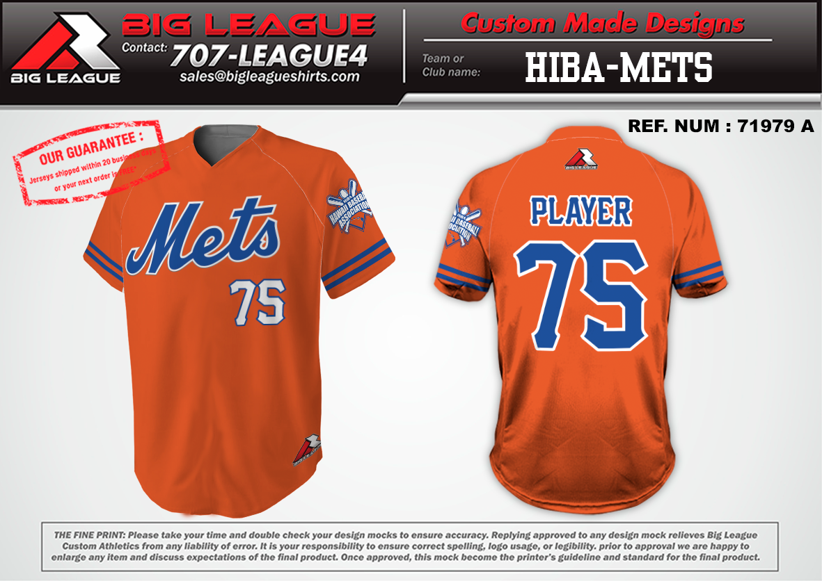 Mets - Baseball (Orange)