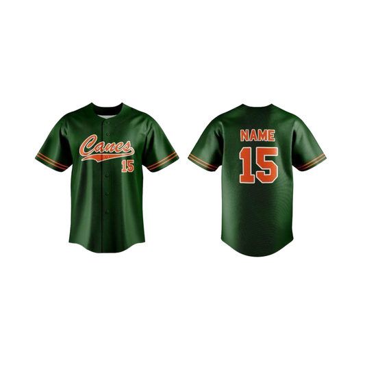 Button Up Jersey - GREEN