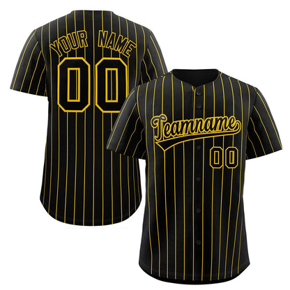Custom Pinstripe Baseball Jersey Button Down Shirt Personalized for Adults/Youth image 5
