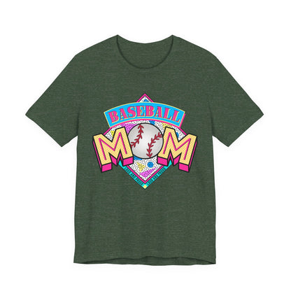 Baseball Mom Unisex Tee - Loud and Proud Design