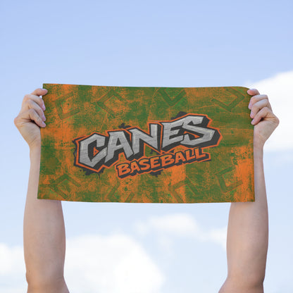 Canes Rally Towel — 11x18 Game Day Fan Towel
