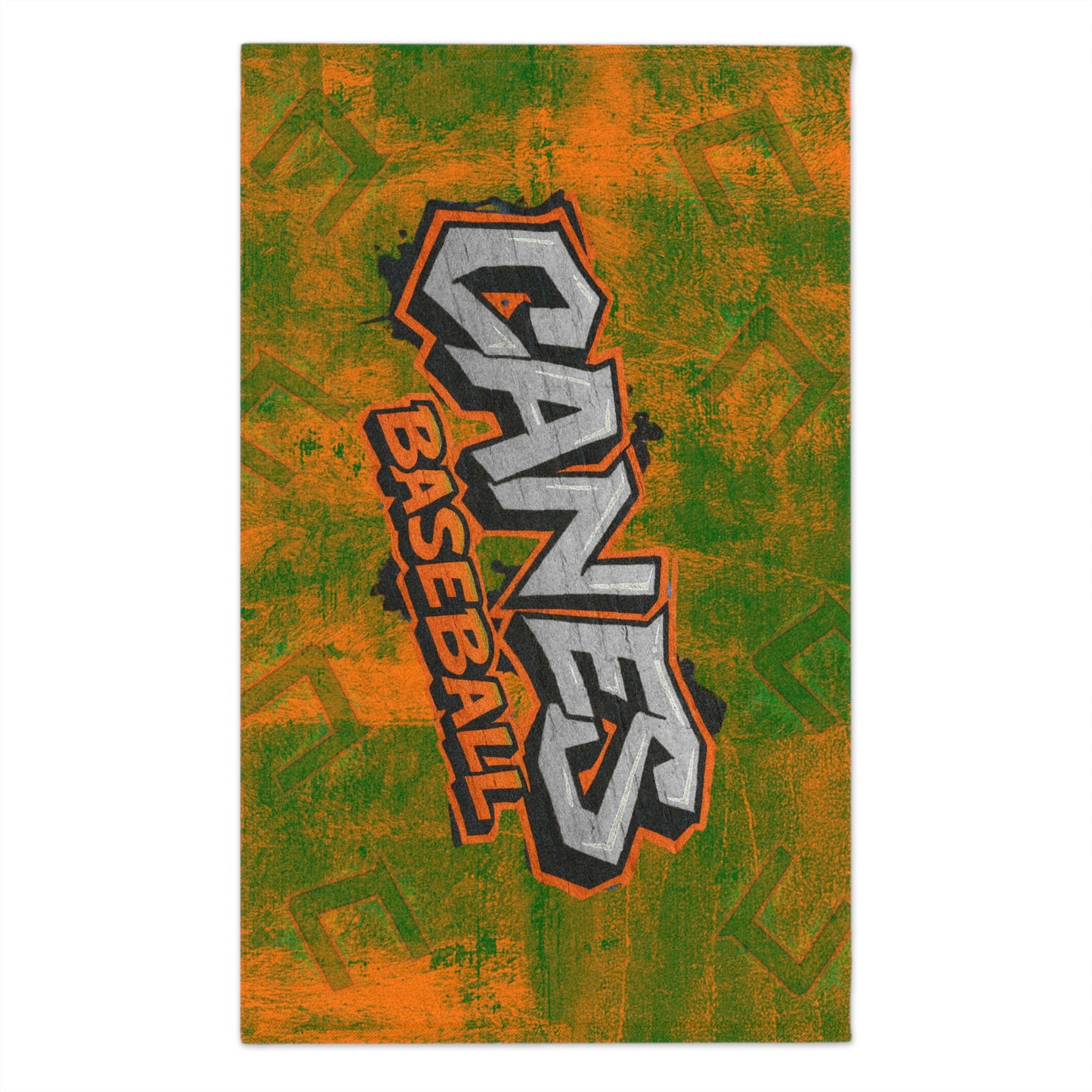 Canes Rally Towel — 11x18 Game Day Fan Towel