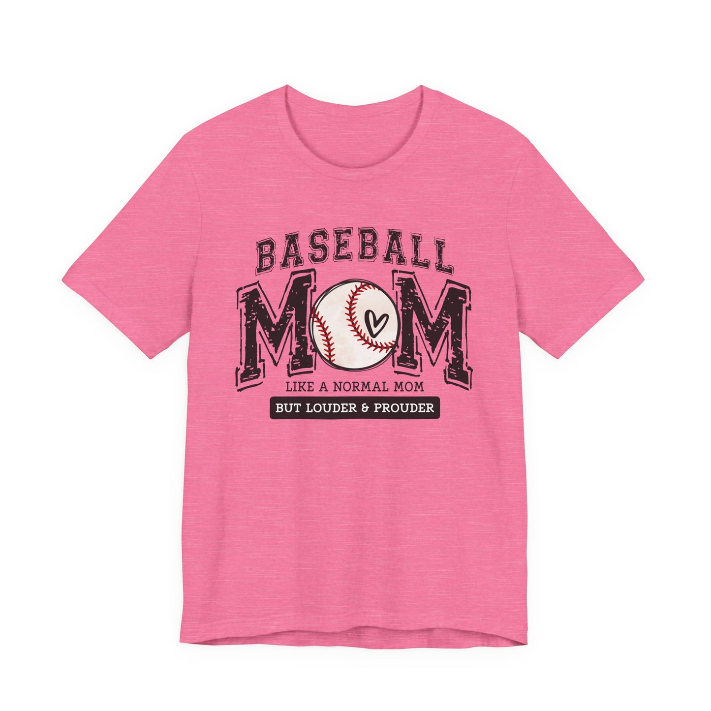 Funny Mom Baseball Tee, Loud Mama Shirt, Mother's Day Gift, Mom Life Apparel, Unisex Jersey Short Sleeve Tee