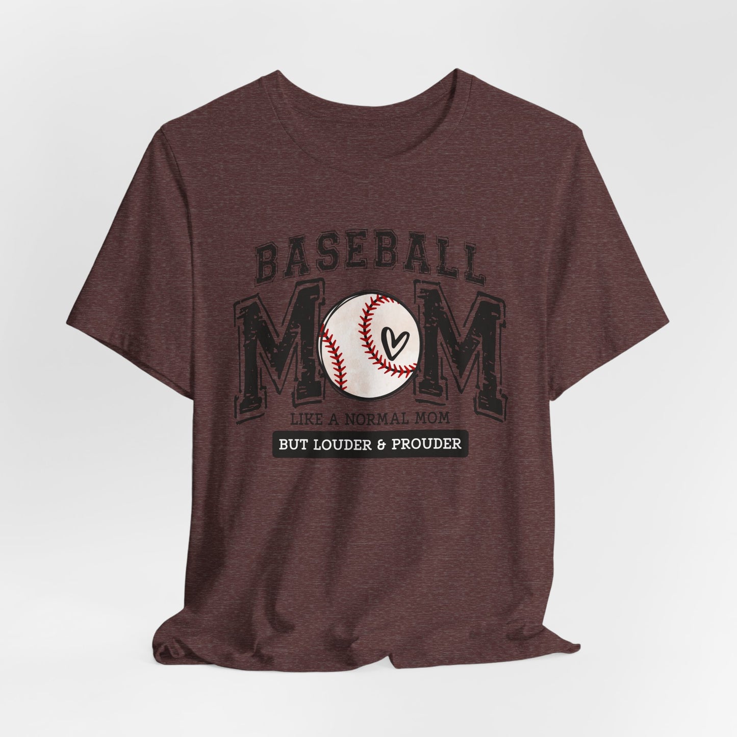 Funny Mom Baseball Tee, Loud Mama Shirt, Mother's Day Gift, Mom Life Apparel, Unisex Jersey Short Sleeve Tee