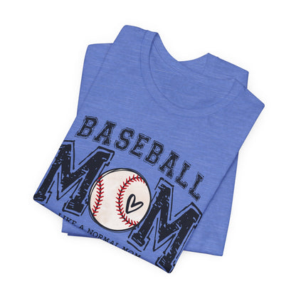 Funny Mom Baseball Tee, Loud Mama Shirt, Mother's Day Gift, Mom Life Apparel, Unisex Jersey Short Sleeve Tee