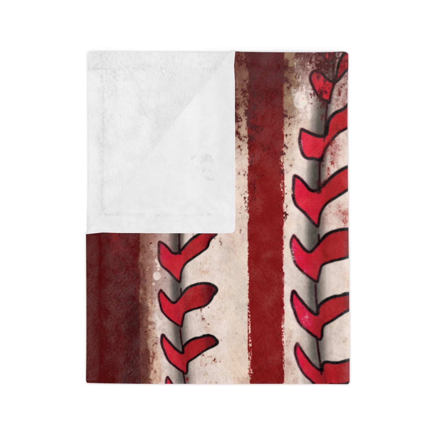 Baseball Americana Velveteen Microfiber Blanket