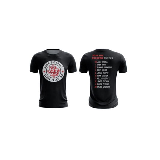 BOSS 11u Roster Shirt - Black