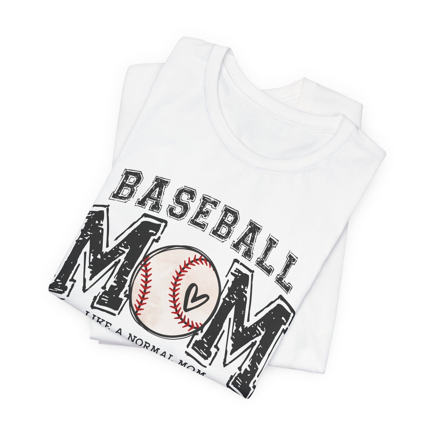 Funny Mom Baseball Tee, Loud Mama Shirt, Mother's Day Gift, Mom Life Apparel, Unisex Jersey Short Sleeve Tee
