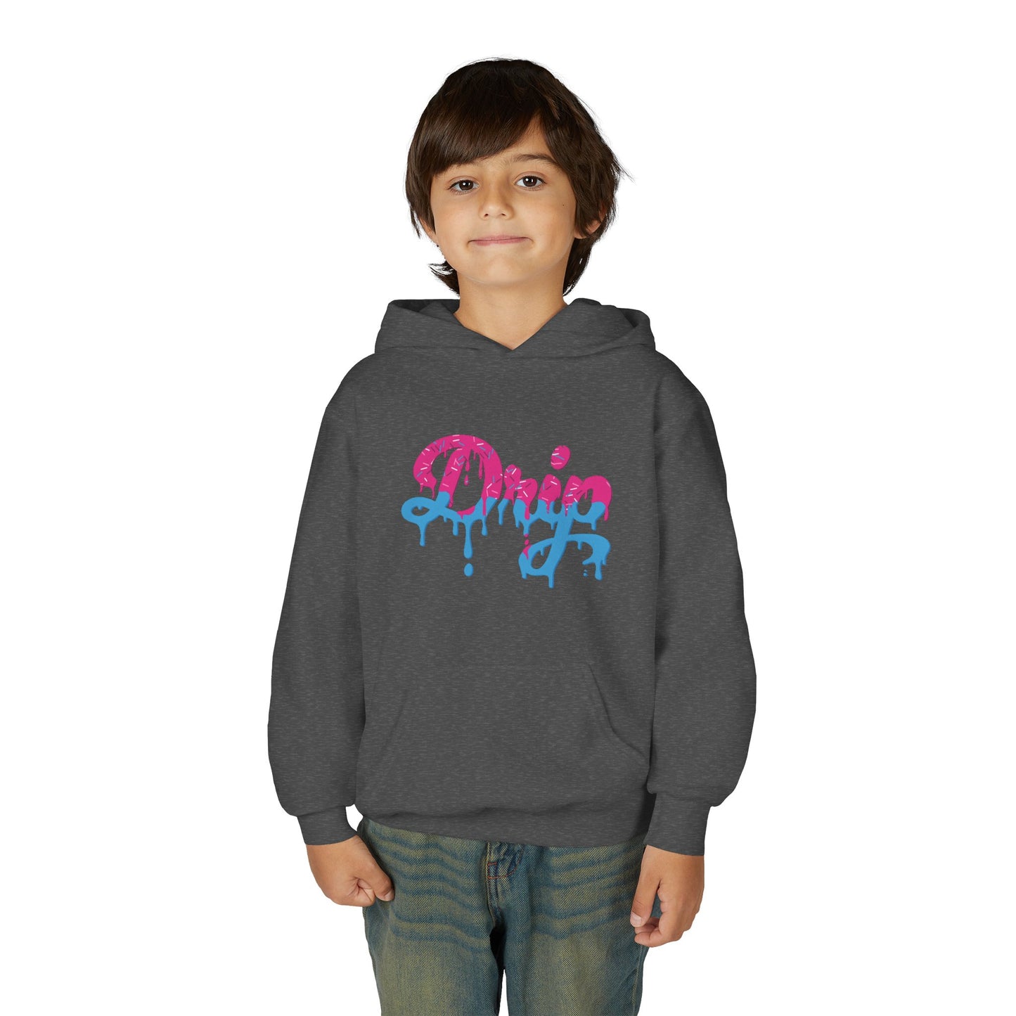 Home Plate Waffle Cone Drip Youth Hoodie
