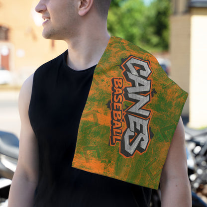 Canes Rally Towel — 11x18 Game Day Fan Towel