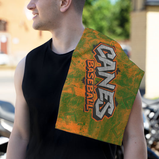 Canes Rally Towel — 11x18 Game Day Fan Towel