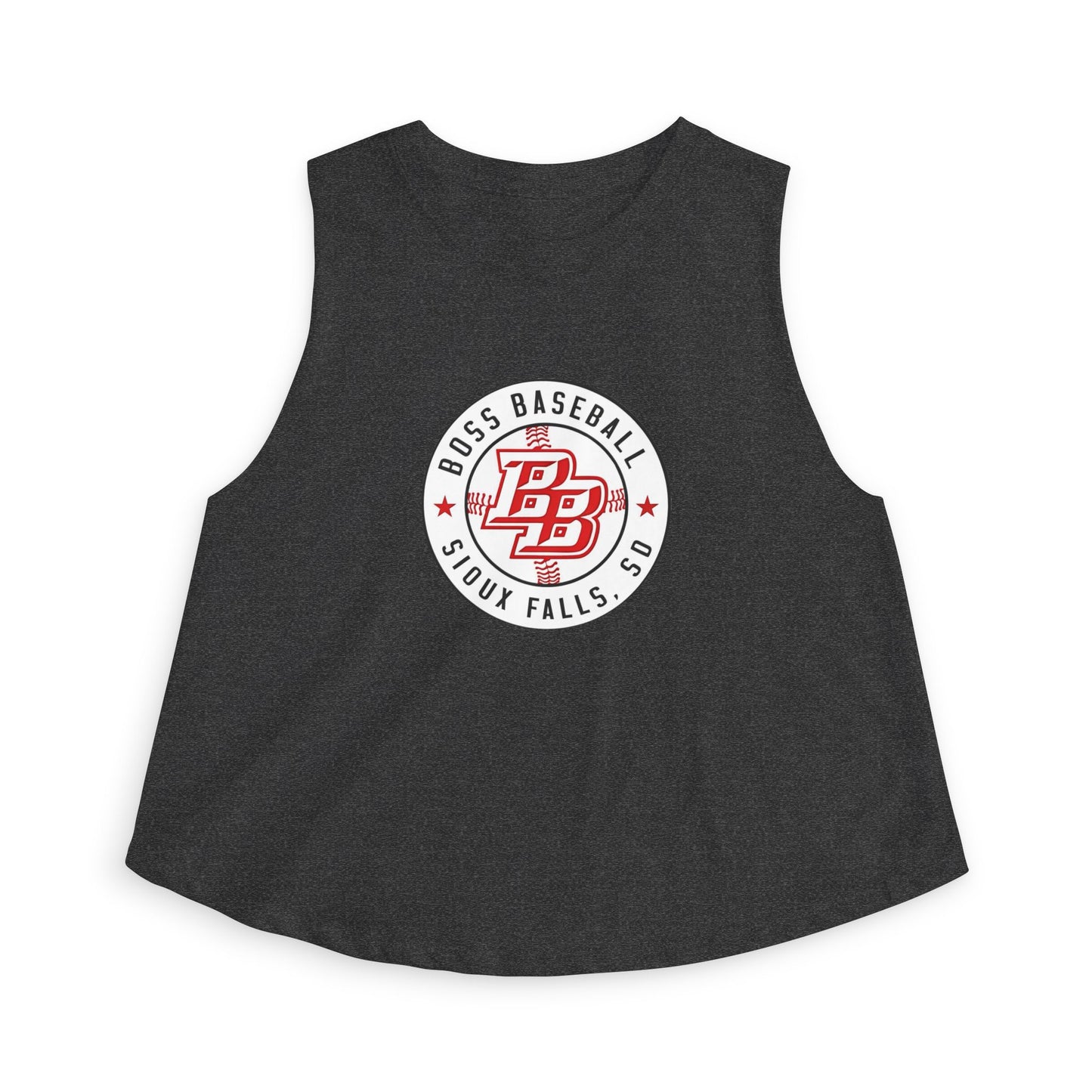 Boss Baseball Sioux Falls Crop Top — Women's Athletic Baseball Tank
