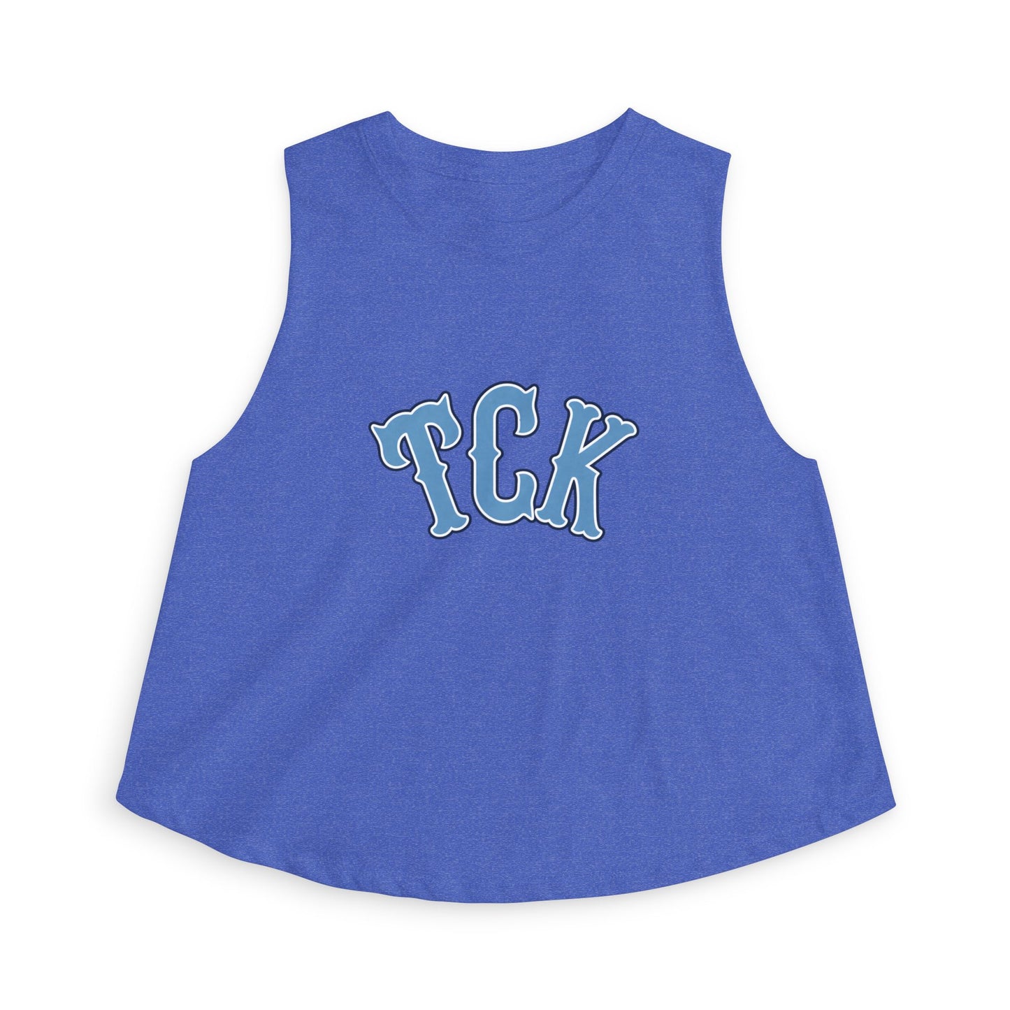 TCK Crop Top — Vintage Lettering Athletic Tank Top for Women