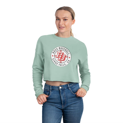 Boss Baseball Cropped Sweatshirt — South Falls Team Logo