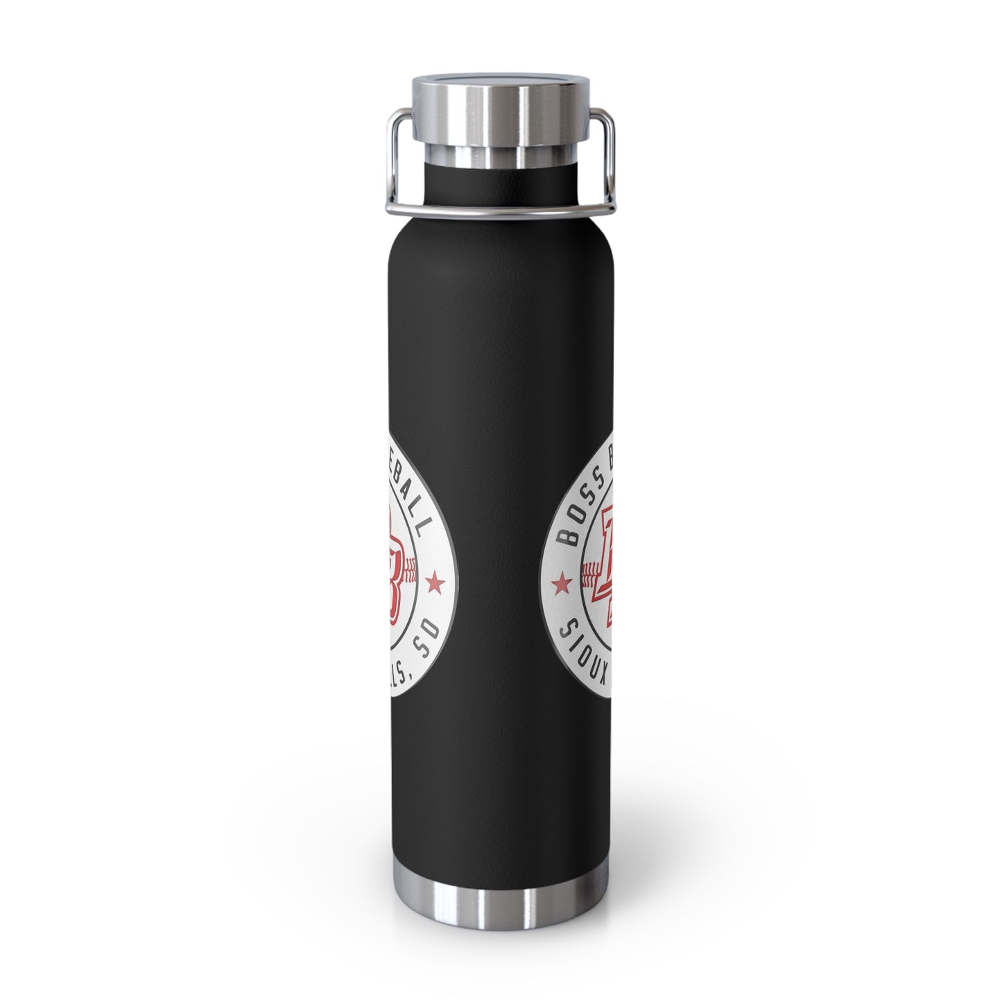 Boss Baseball 22oz Insulated Water Bottle — Copper Vacuum Travel Flask