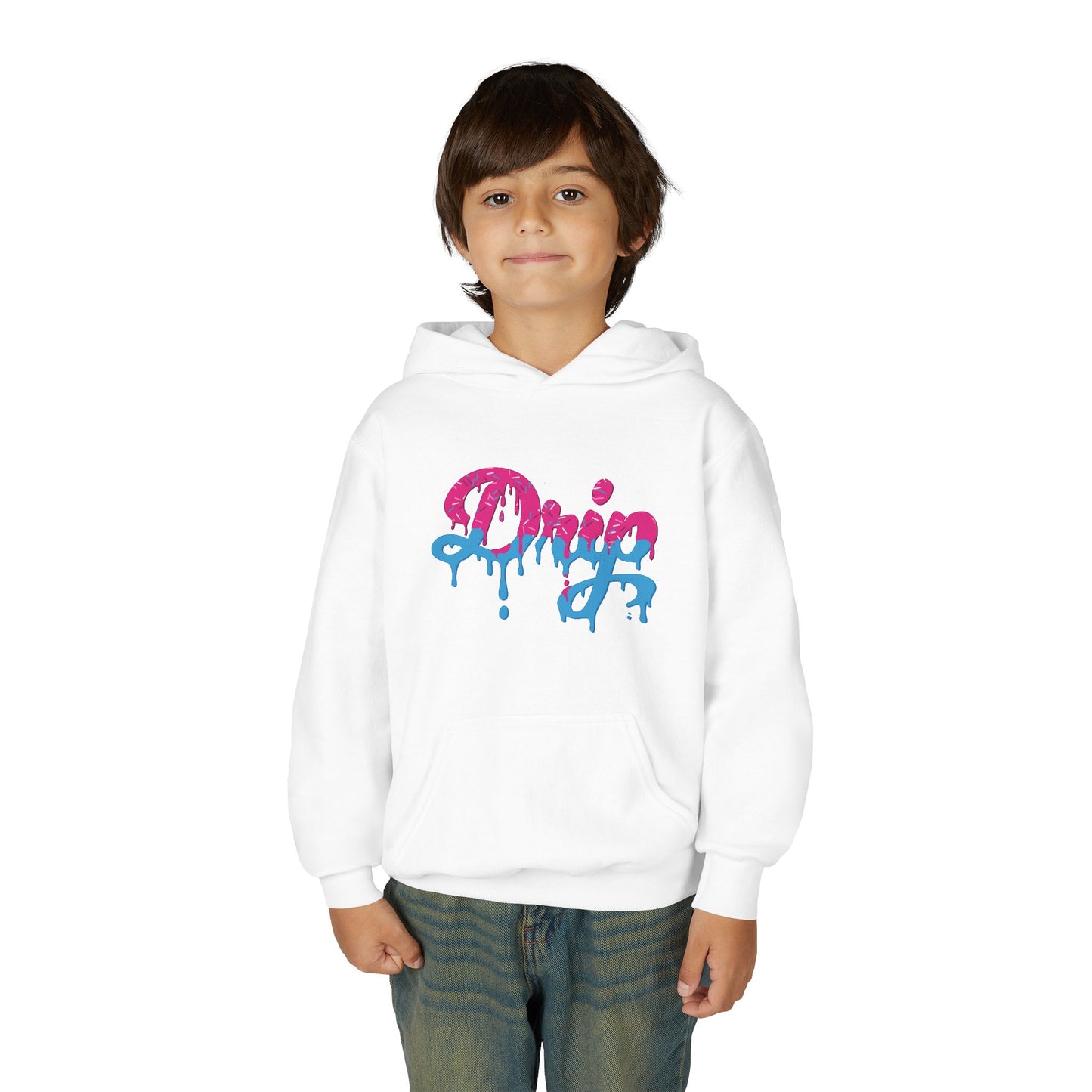 Home Plate Waffle Cone Drip Youth Hoodie