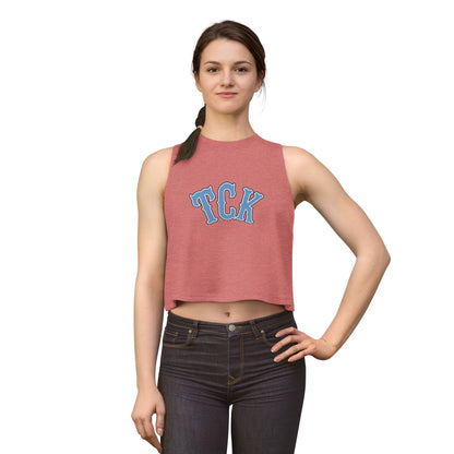 TCK Crop Top — Vintage Lettering Athletic Tank Top for Women