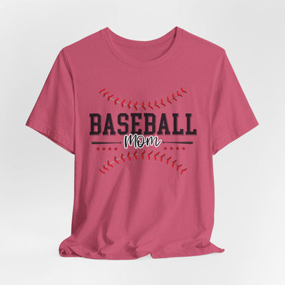Baseball Mom Unisex Tee, Sports Fan Shirt, Team Mom T-Shirt, Mother's Day Gift, Game Day Apparel, Baseball Mom Shirt