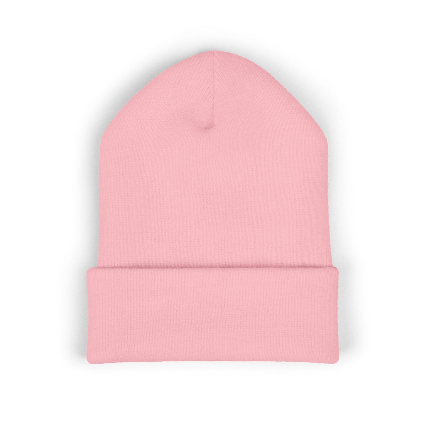 Embroidered Diner Logo Cuffed Beanie — Retro Coffee Shop Patch Winter Hat