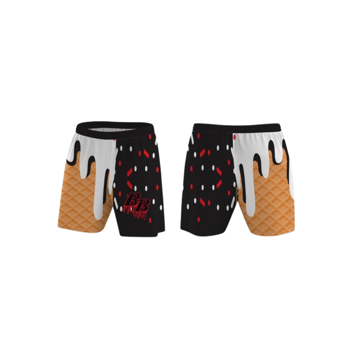 Ice Cream Drip Shorts