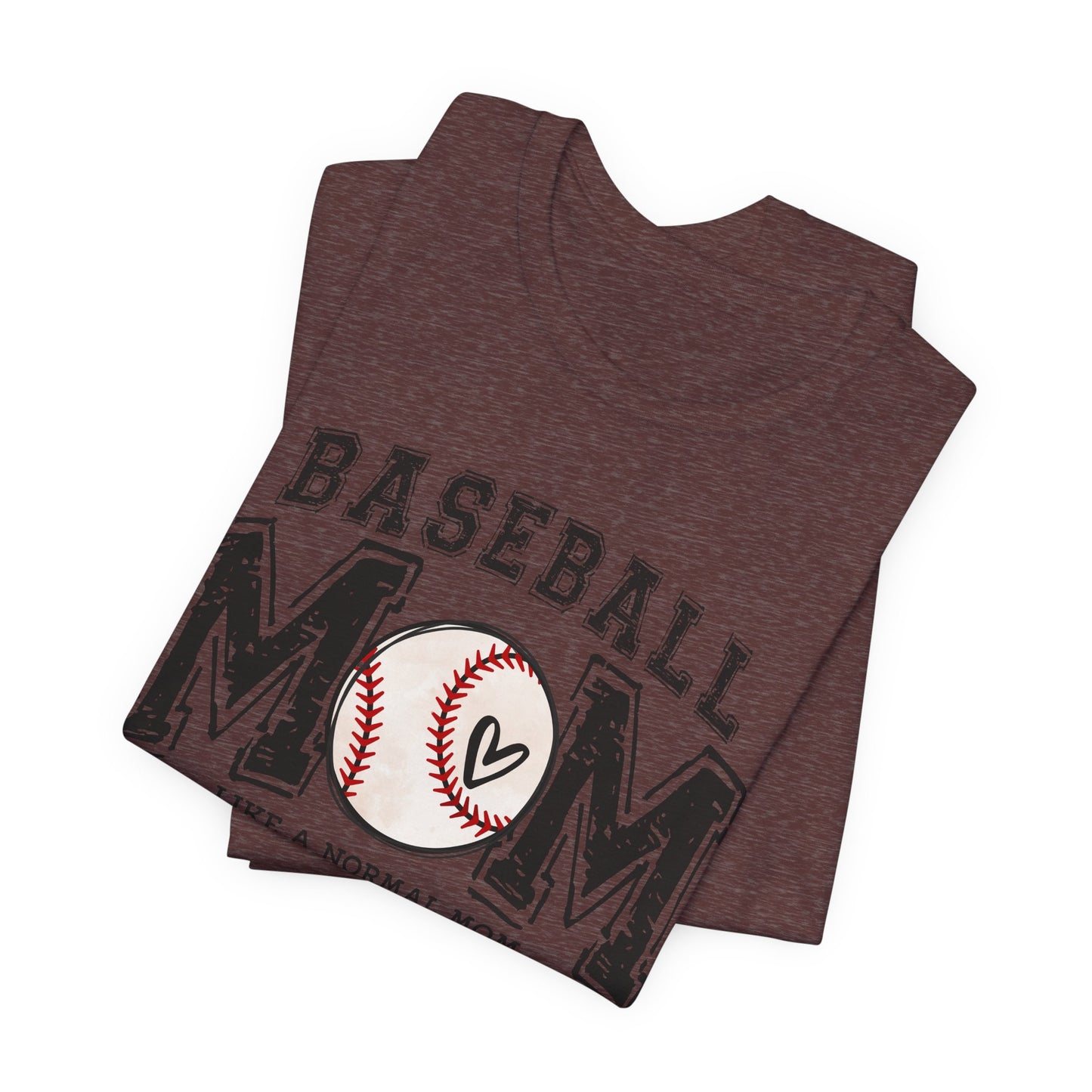 Funny Mom Baseball Tee, Loud Mama Shirt, Mother's Day Gift, Mom Life Apparel, Unisex Jersey Short Sleeve Tee