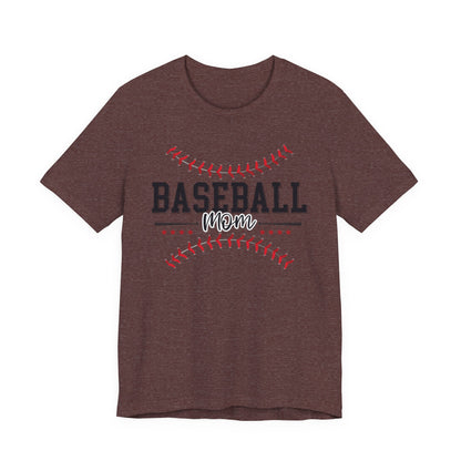 Baseball Mom Unisex Tee, Sports Fan Shirt, Team Mom T-Shirt, Mother's Day Gift, Game Day Apparel, Baseball Mom Shirt