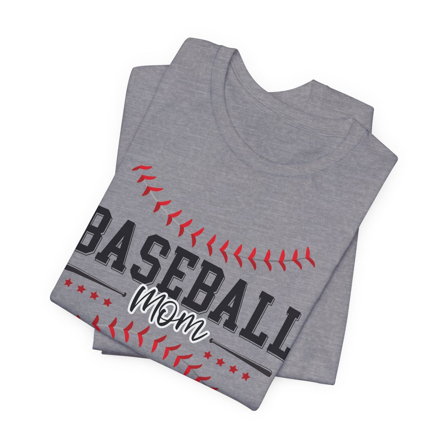 Baseball Mom Unisex Tee, Sports Fan Shirt, Team Mom T-Shirt, Mother's Day Gift, Game Day Apparel, Baseball Mom Shirt