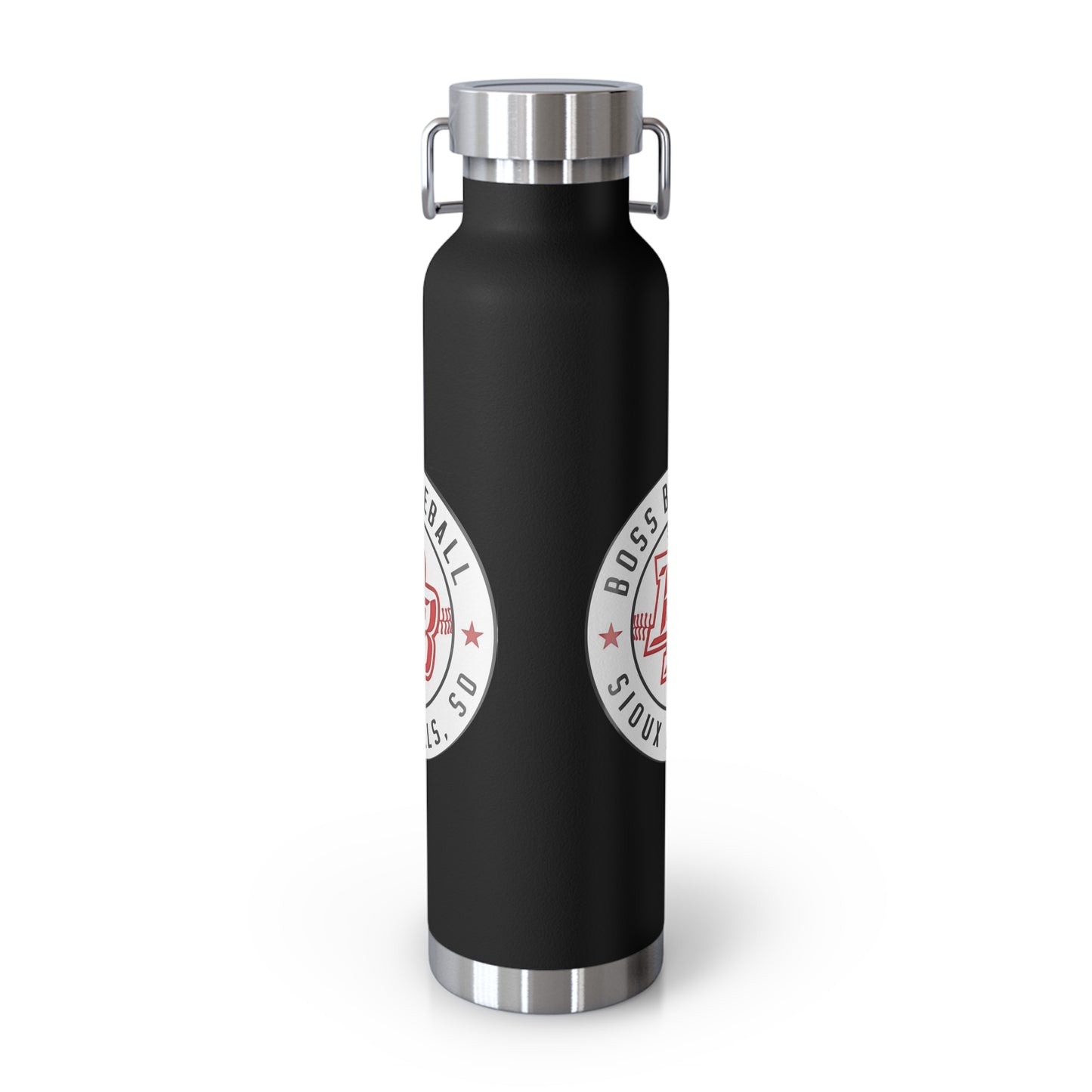 Boss Baseball 22oz Insulated Water Bottle — Copper Vacuum Travel Flask
