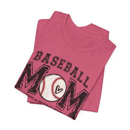 Funny Mom Baseball Tee, Loud Mama Shirt, Mother's Day Gift, Mom Life Apparel, Unisex Jersey Short Sleeve Tee