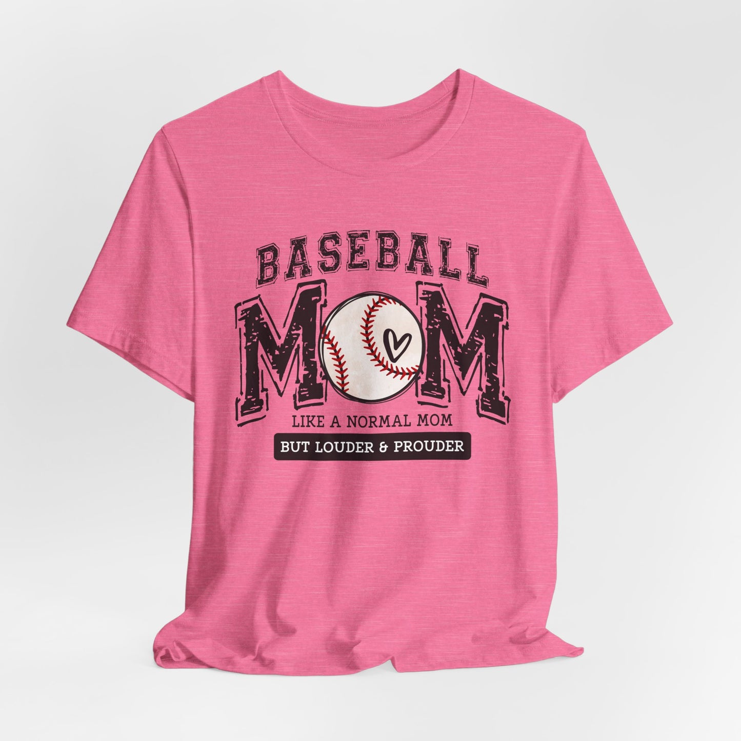 Funny Mom Baseball Tee, Loud Mama Shirt, Mother's Day Gift, Mom Life Apparel, Unisex Jersey Short Sleeve Tee