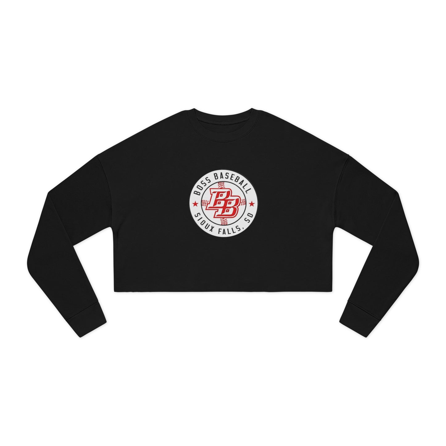 Boss Baseball Cropped Sweatshirt — South Falls Team Logo