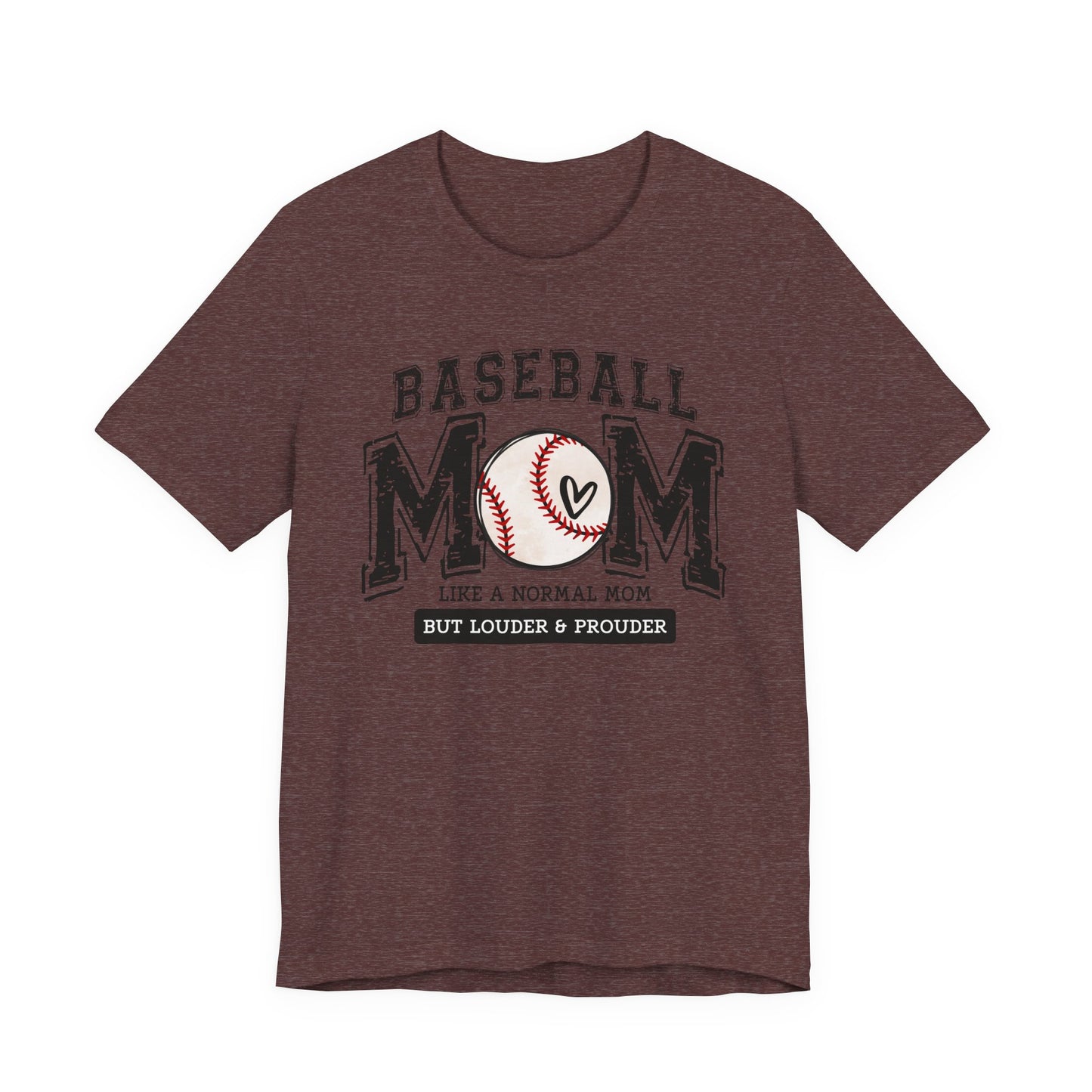 Funny Mom Baseball Tee, Loud Mama Shirt, Mother's Day Gift, Mom Life Apparel, Unisex Jersey Short Sleeve Tee