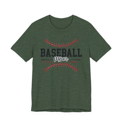 Baseball Mom Unisex Tee, Sports Fan Shirt, Team Mom T-Shirt, Mother's Day Gift, Game Day Apparel, Baseball Mom Shirt