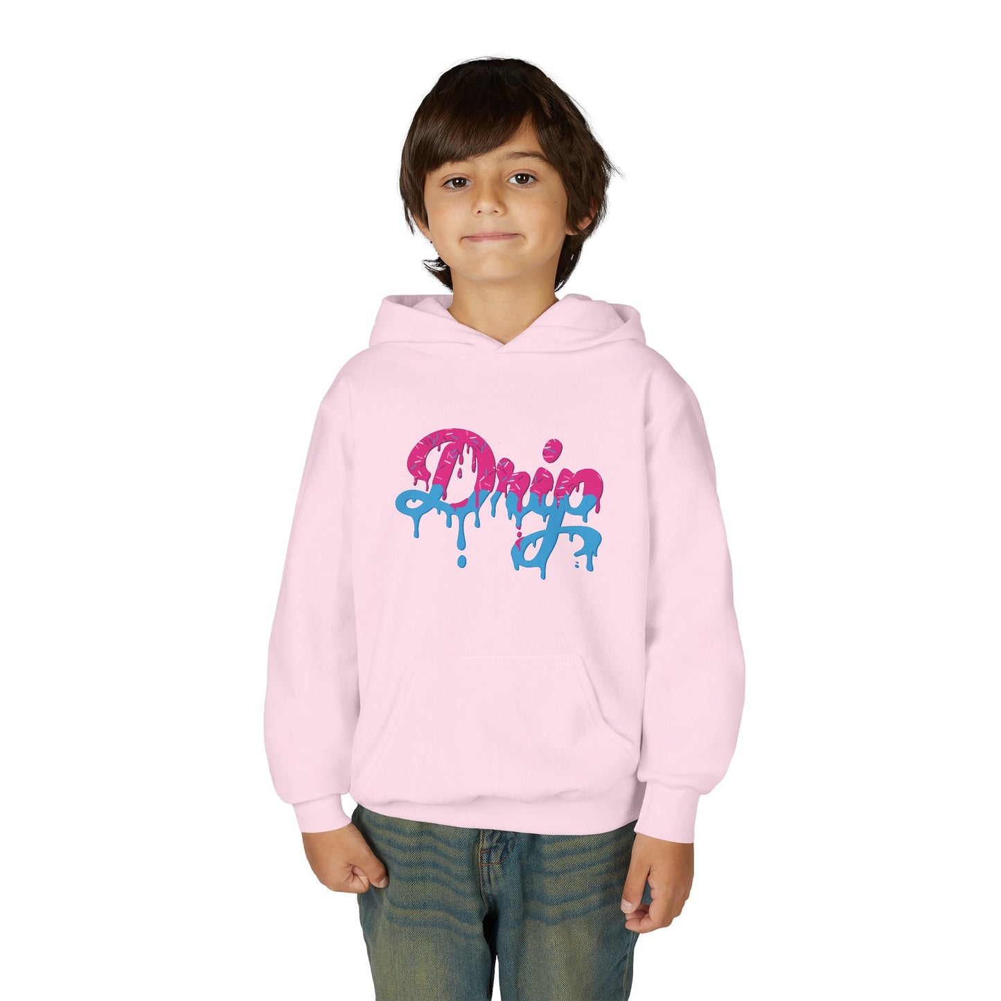 Home Plate Waffle Cone Drip Youth Hoodie