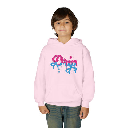 Home Plate Waffle Cone Drip Youth Hoodie