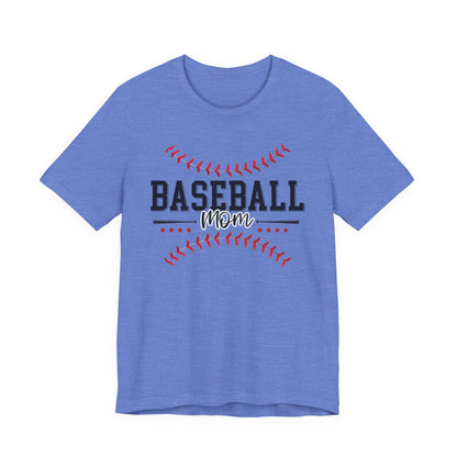 Baseball Mom Unisex Tee, Sports Fan Shirt, Team Mom T-Shirt, Mother's Day Gift, Game Day Apparel, Baseball Mom Shirt