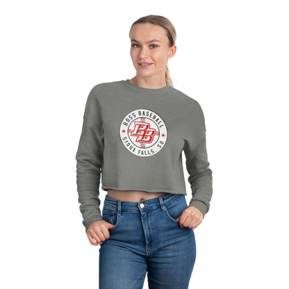 Boss Baseball Cropped Sweatshirt — South Falls Team Logo