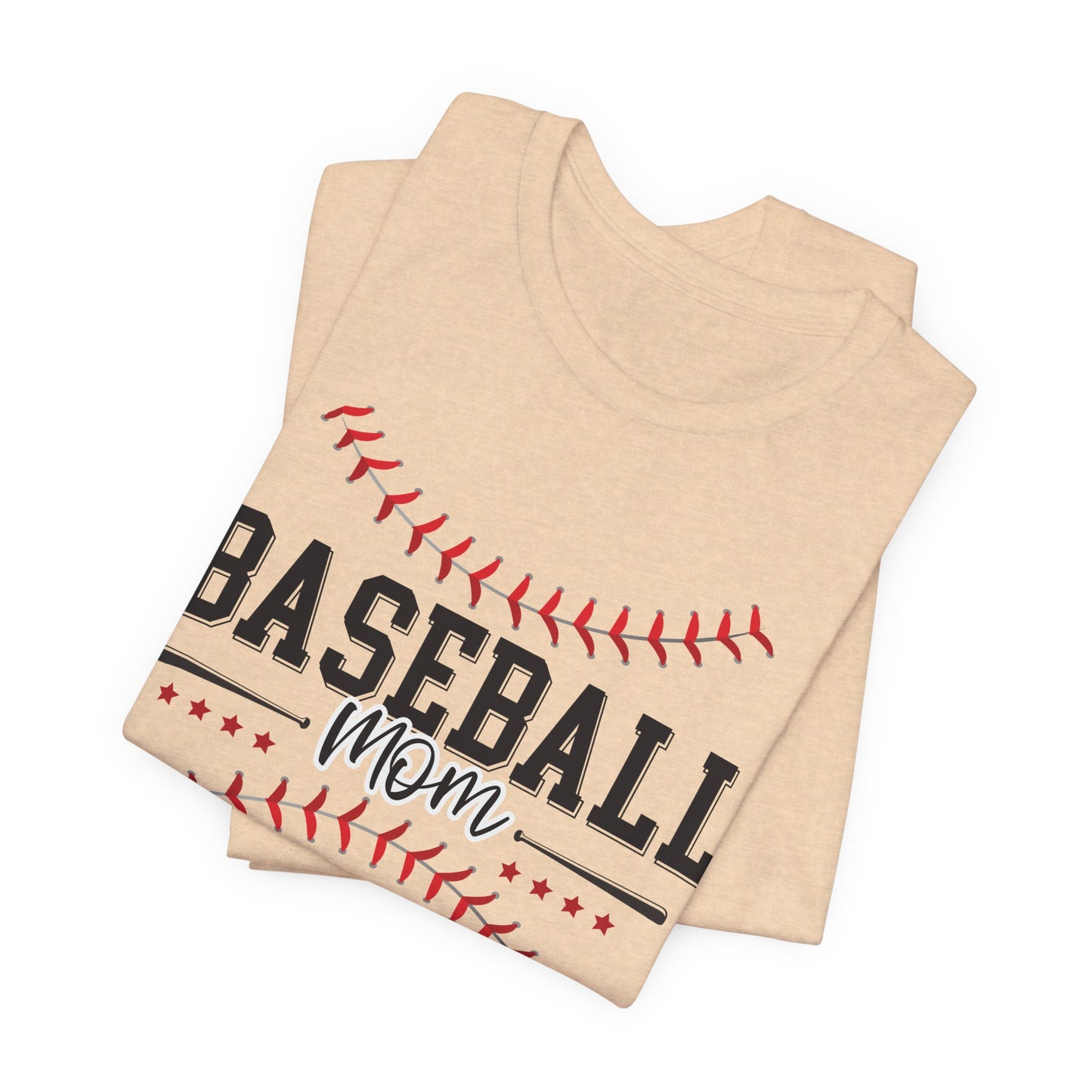 Baseball Mom Unisex Tee, Sports Fan Shirt, Team Mom T-Shirt, Mother's Day Gift, Game Day Apparel, Baseball Mom Shirt