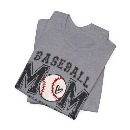 Funny Mom Baseball Tee, Loud Mama Shirt, Mother's Day Gift, Mom Life Apparel, Unisex Jersey Short Sleeve Tee
