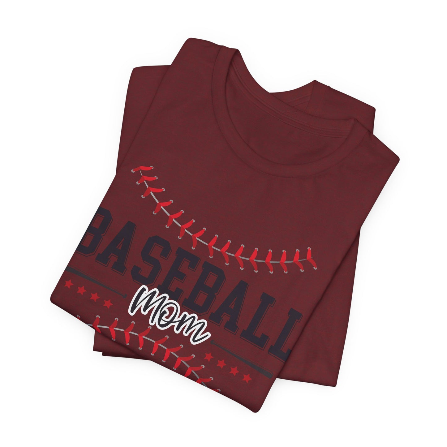 Baseball Mom Unisex Tee, Sports Fan Shirt, Team Mom T-Shirt, Mother's Day Gift, Game Day Apparel, Baseball Mom Shirt