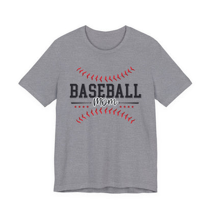 Baseball Mom Unisex Tee, Sports Fan Shirt, Team Mom T-Shirt, Mother's Day Gift, Game Day Apparel, Baseball Mom Shirt