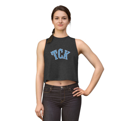 TCK Crop Top — Vintage Lettering Athletic Tank Top for Women