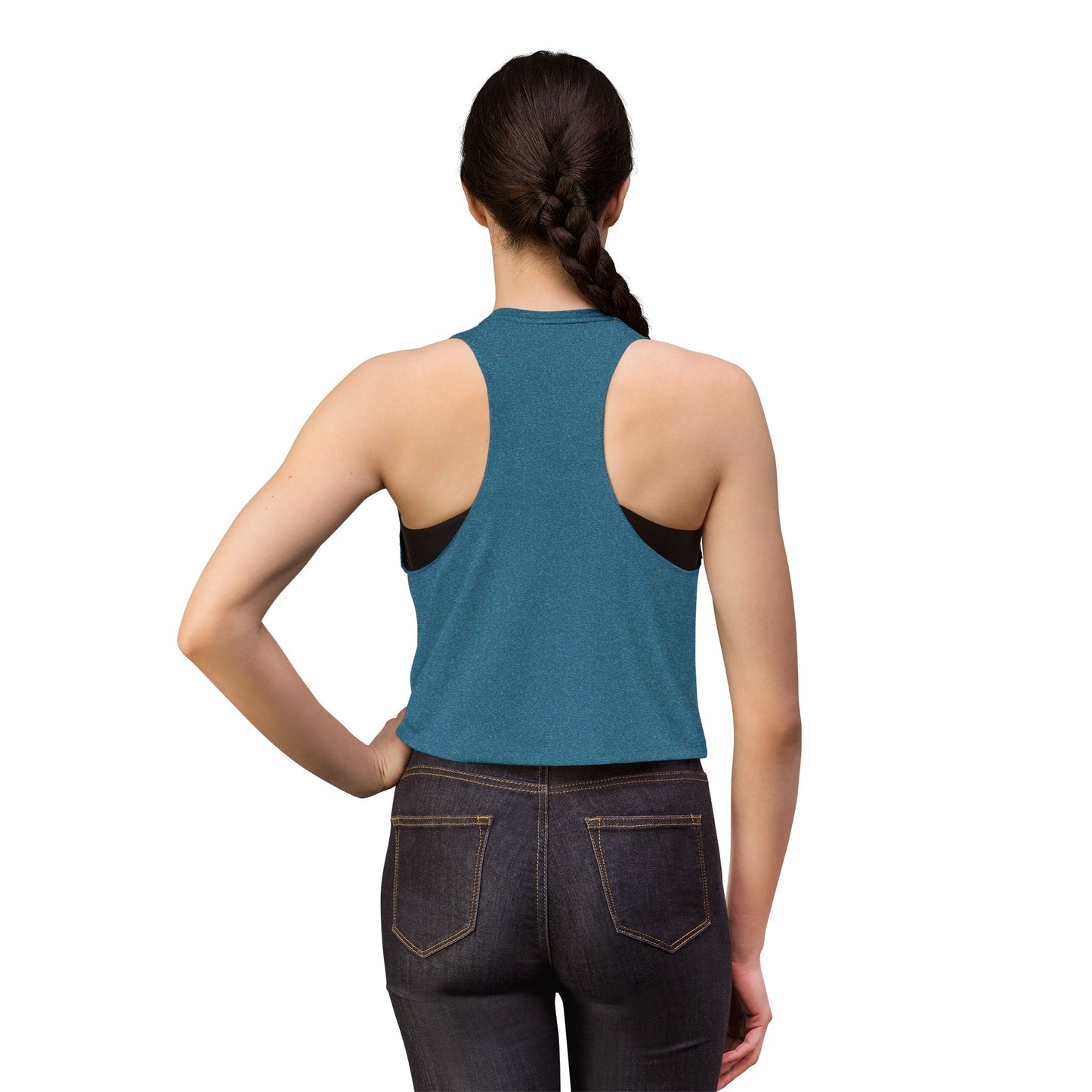 TCK Crop Top — Vintage Lettering Athletic Tank Top for Women