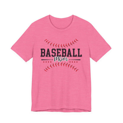 Baseball Mom Unisex Tee, Sports Fan Shirt, Team Mom T-Shirt, Mother's Day Gift, Game Day Apparel, Baseball Mom Shirt