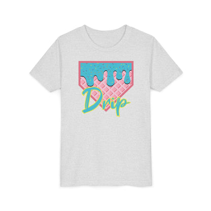 Home Plate Waffle Cone Drip Youth Tee