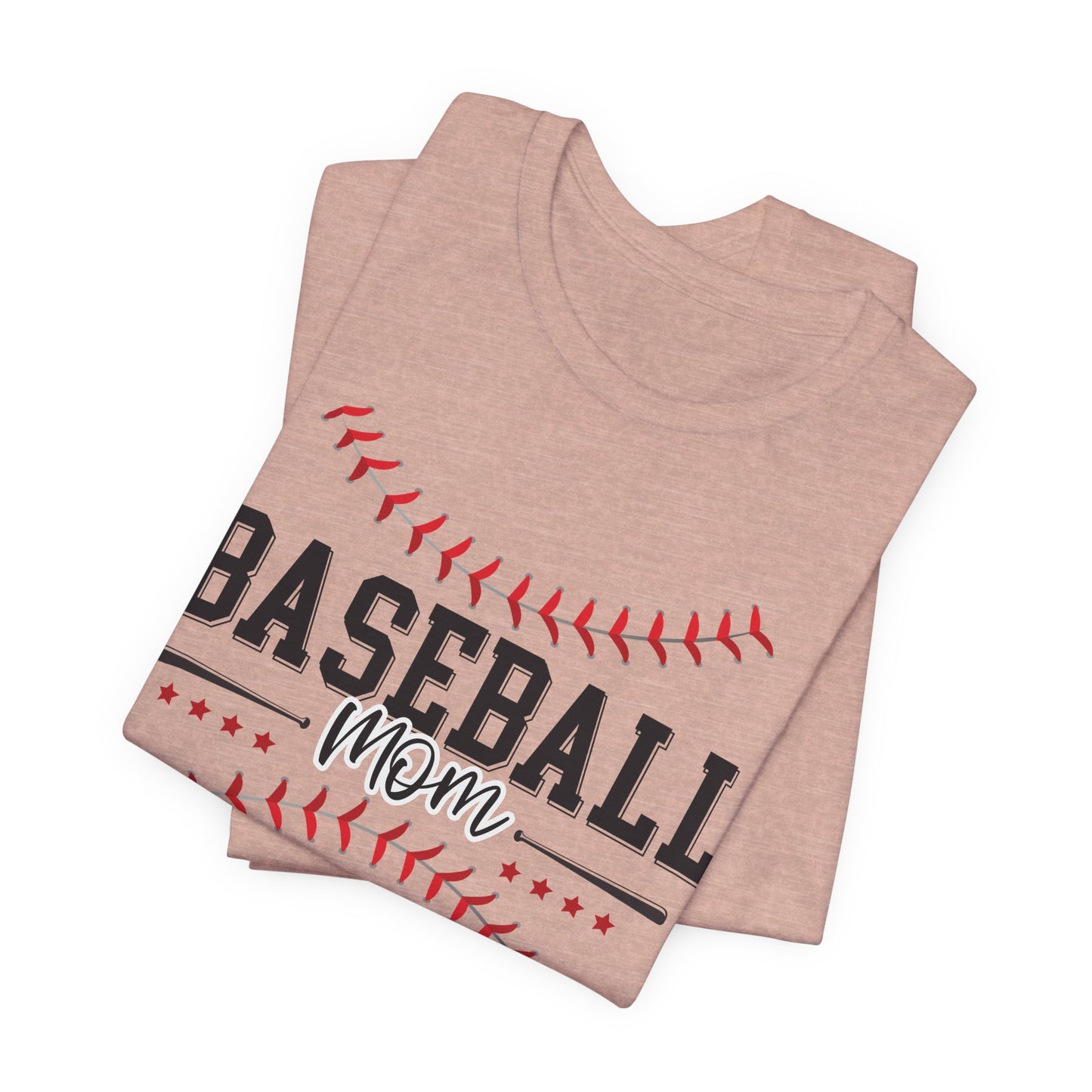 Baseball Mom Unisex Tee, Sports Fan Shirt, Team Mom T-Shirt, Mother's Day Gift, Game Day Apparel, Baseball Mom Shirt