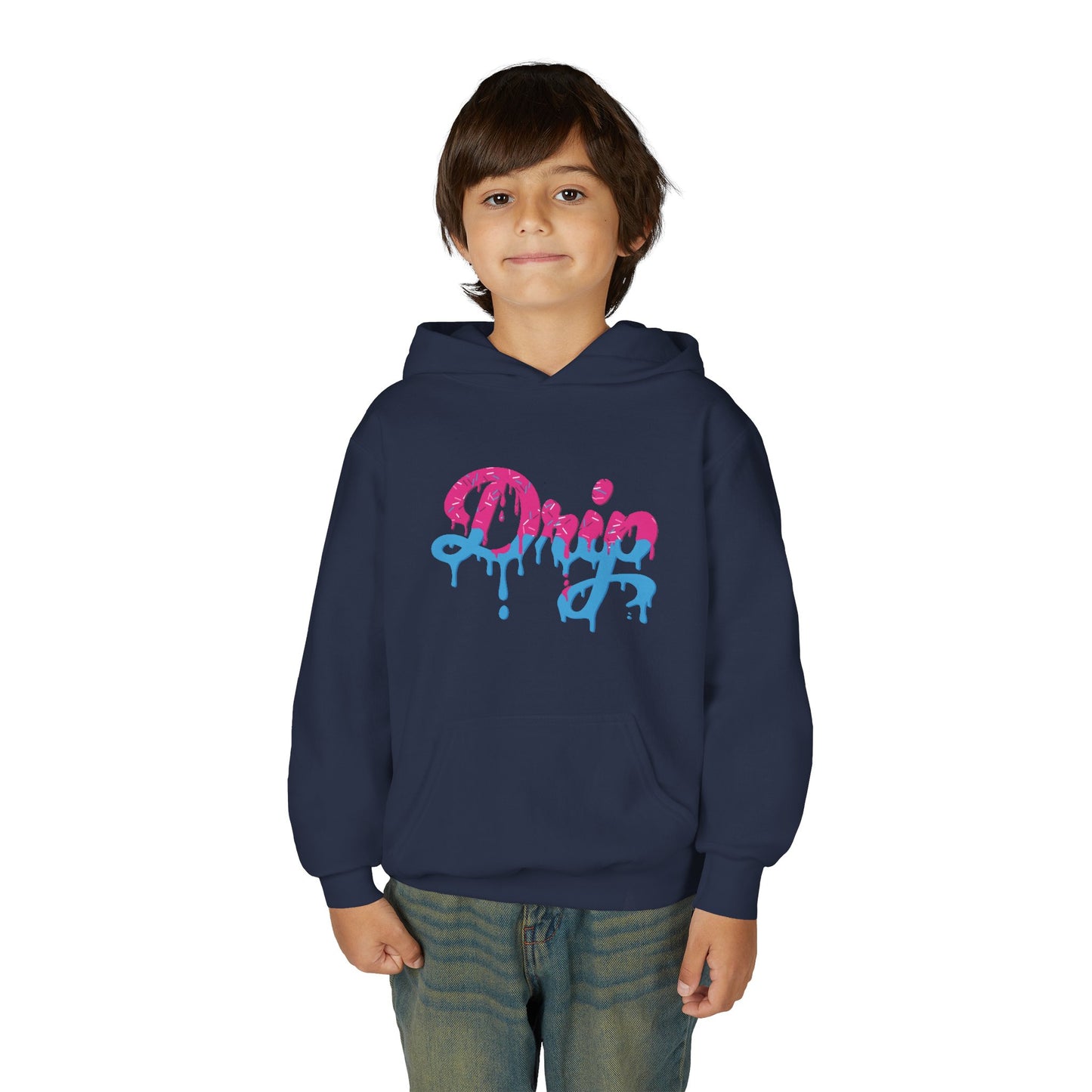 Home Plate Waffle Cone Drip Youth Hoodie