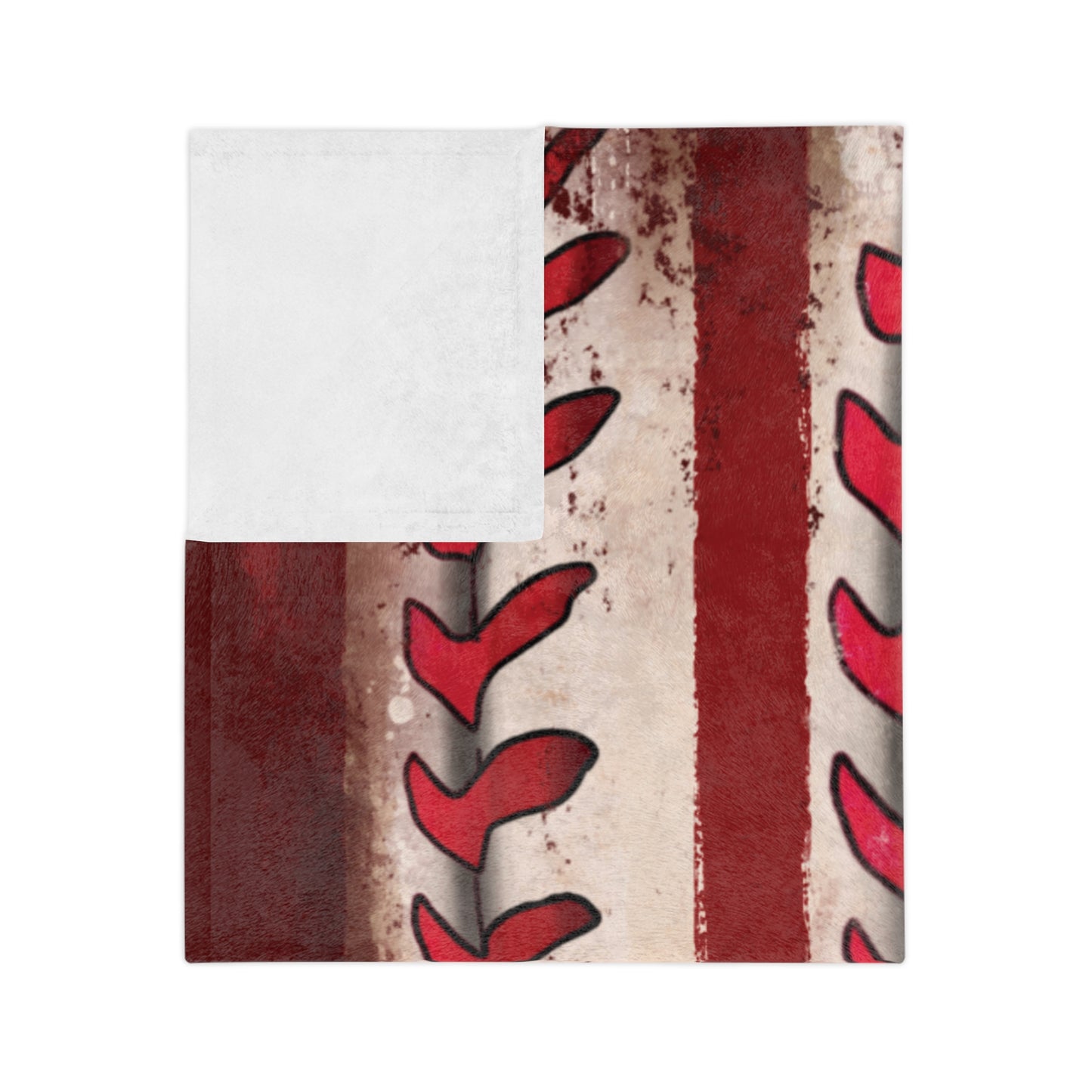 Baseball Americana Velveteen Microfiber Blanket