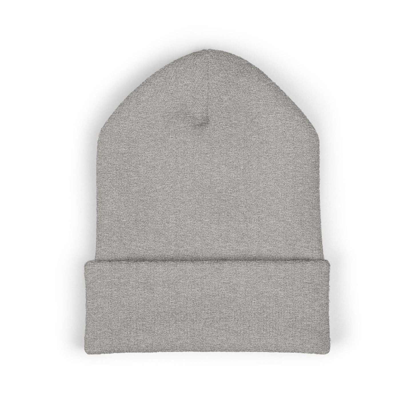 Embroidered Diner Logo Cuffed Beanie — Retro Coffee Shop Patch Winter Hat