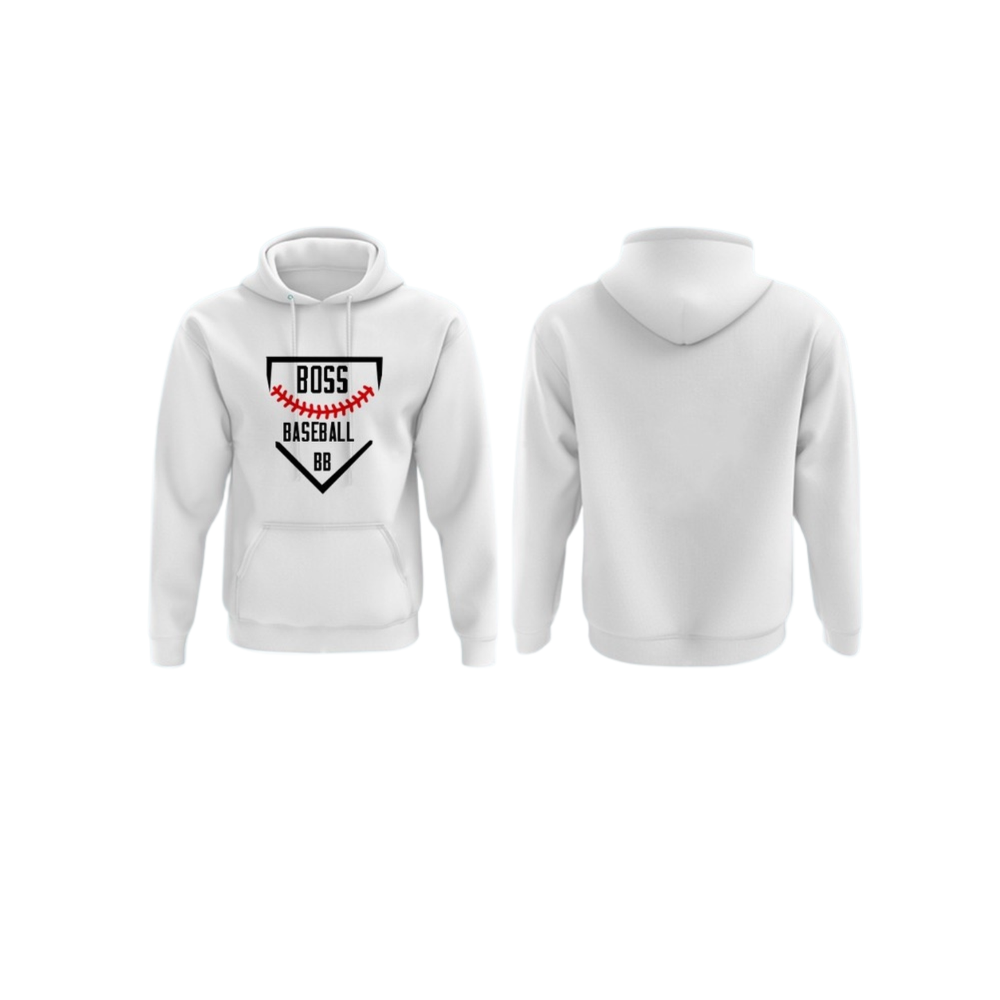 BOSS Long Sleeve Cold Weather Hoodie - White